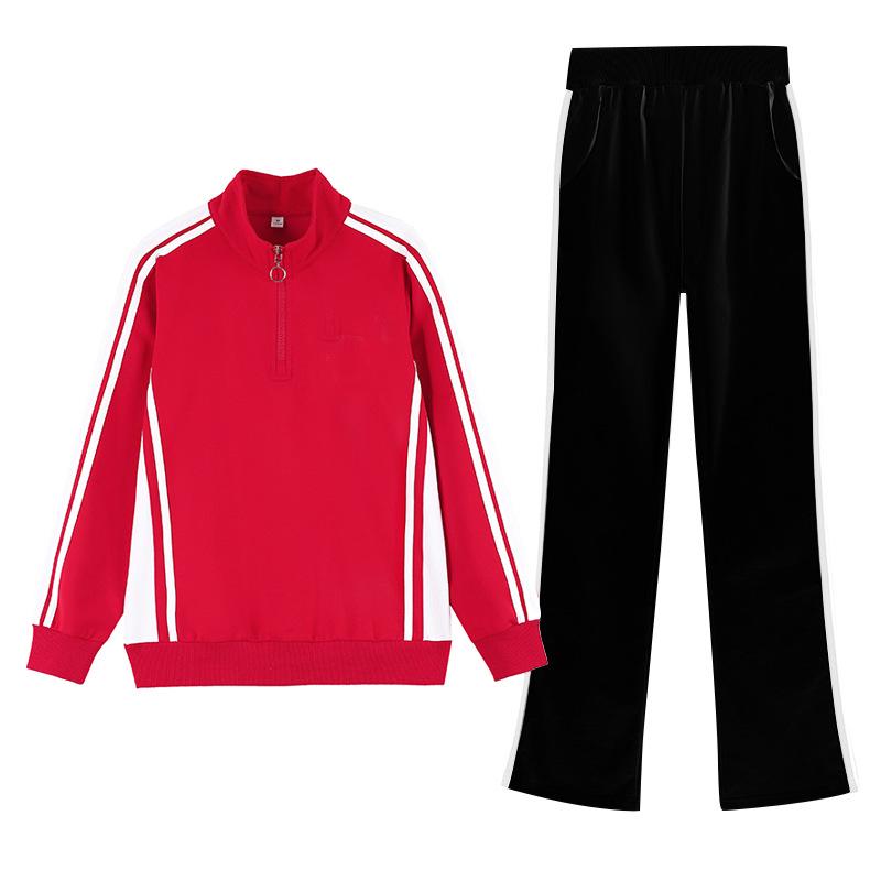 Tianhuan Dam Casual Slim Fit Vår/Höst Tvådelad Tröjset