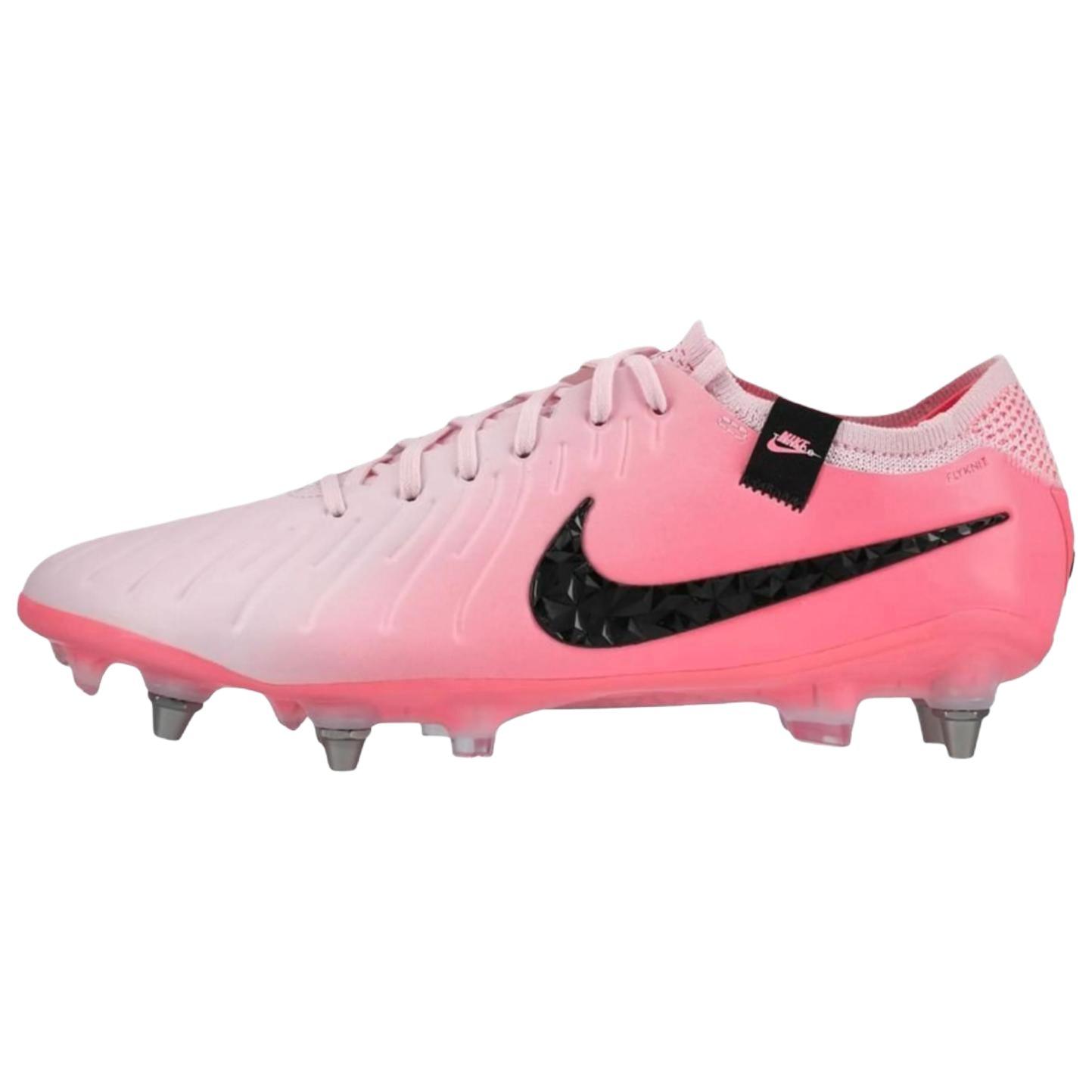 

Nike Tiempo Legend 10 Slip Resistant Abrasion Resistant Soccer Shoes Men s Pink Black FN7283-601 42