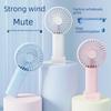 Compact Mini Fan: Powerful Yet Quiet USB Handheld Pocket Fan