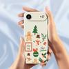 For iPhone 17 Air Case Christmas Snowman Pattern Printing Straight Edge TPU Phone Back Cover