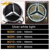 Car Front Grilled Star Emblem LED Illuminated Logo White Blue Red Light for Mercedes Benz W253 W204 W205 W213 Glc Gle W166 W176