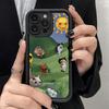 Creative Cat and Dog Pattern Phone Case Suitable for iPhone 17 16 15 14 13 12 11 Pro/Max/Plus Anti Drop and Shockproof