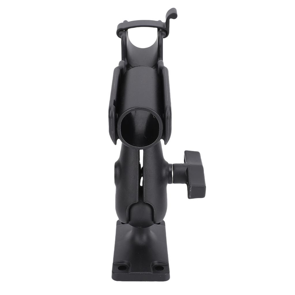 Boat Fishing Rod Holder with Mounting Base Adjustable Rotatable Fishing Pole Holder for Boat Canoe Kayak Black