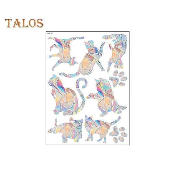 

Наклейка на окно, радужная призма, украшение на окно, многоразовое красивое облако, защита от столкновений, стеклянная наклейка, сувениры для вечеринки