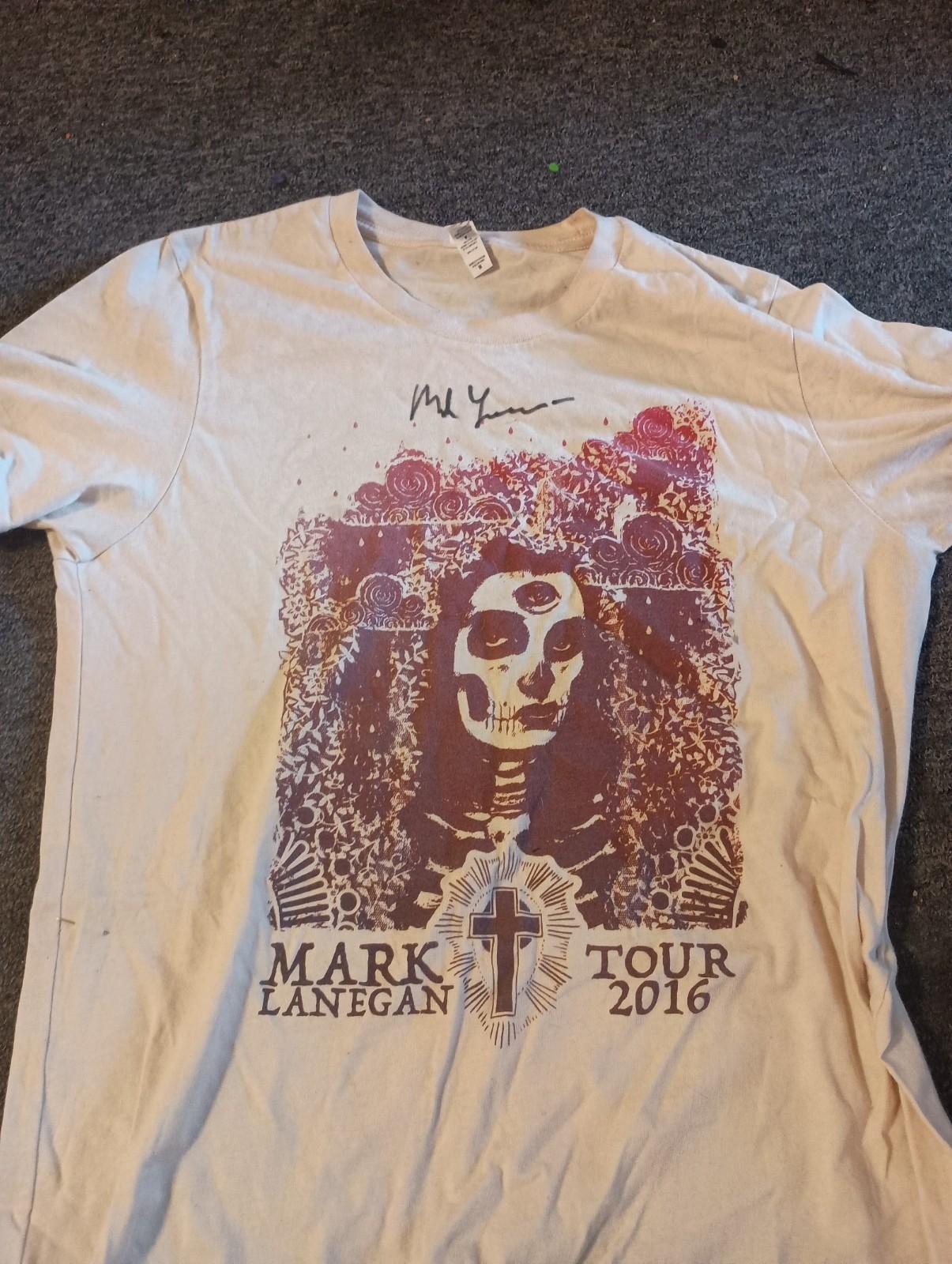 Vintage Mark Lanegan Screaming Trees Band Tour 2016 Shirt CL859 XXXL