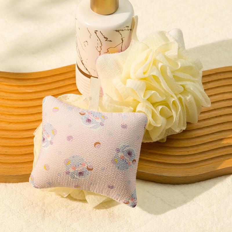 

Cotton Exfoliating Bath Scrubber & Puff Set