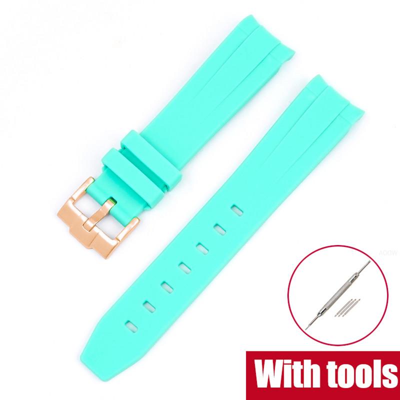 

Резиновый силиконовый ремешок для часов с изогнутым концом, водонепроницаемый браслет для дайвинга для Omega Moonswatch Rolex Seiko Daytona, ремешок 20 мм 21 мм 22 мм 20mm