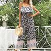 Women's Fashion Casual Solid Color Print Summer Spring Sleeveless Suspenders Trousers Jumpsuits & Rompers