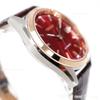 Citizen Mechanical Waterproof Watch In Red and Brown NB1055-04W Men's
