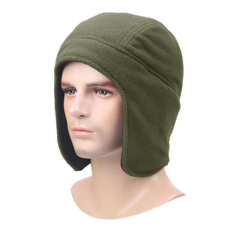 Wintermütze Outdoor Herren Fleece Mütze Radfahren Warm Verdickt Damen Ski Ohrenschutz Fleece Mütze