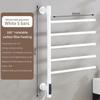Carbon Fiber Intelligent Drying Electric Towel Rack Household Bathroom Constant Temperature Heating And Drying Storage Holder