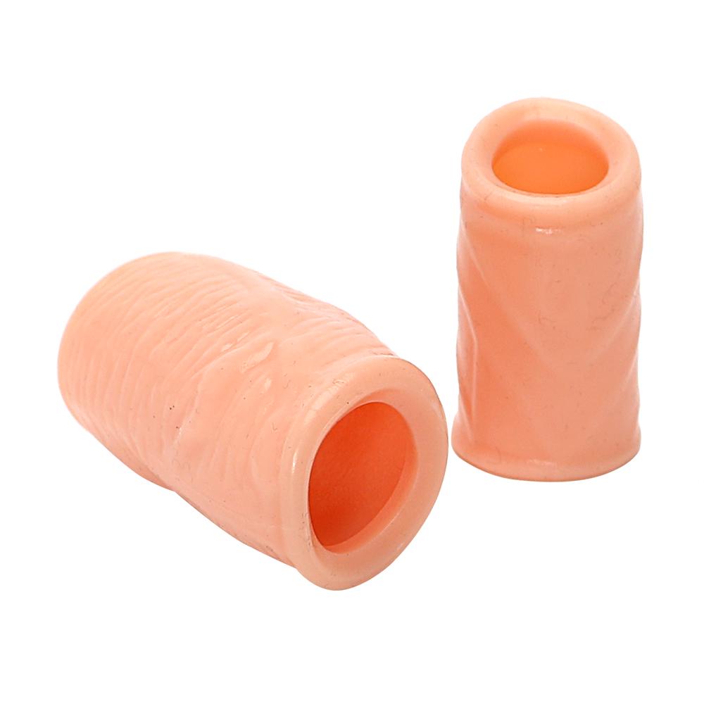 2 Pcs Penis Ring Penis Sleeves Cock Rings Time Lasting Adult Sex Toys for Men Foreskin Corrected Delay Ejaculation