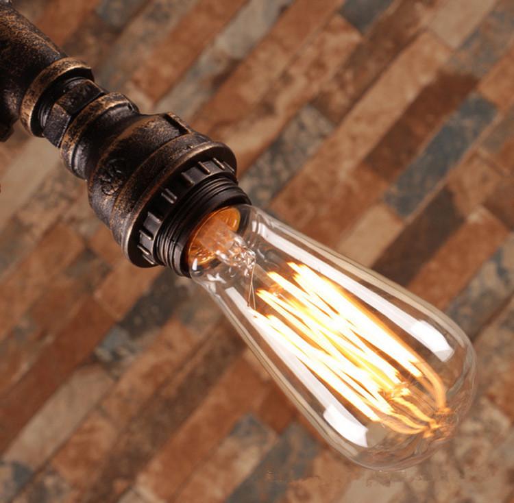 American Industrial Retro Pendant Light - Creative Water Pipe Design for Restaurants and Bars