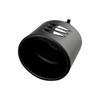 Srasakan Car Muffler Cutter, Downward Facing, 2.5 Inch Diameter, Exhaust Tip, Stainless Steel, Diagonal