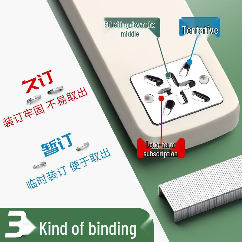 Rotatable Large Stapler for Students & Office - Labor-Saving, Thick-Binding Tool