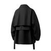 Spring Autumn Men's Retro Short Trench Solid Color Turn Down Collar Double Breasted Fashion Outerwear Coats Men Loose Jackets