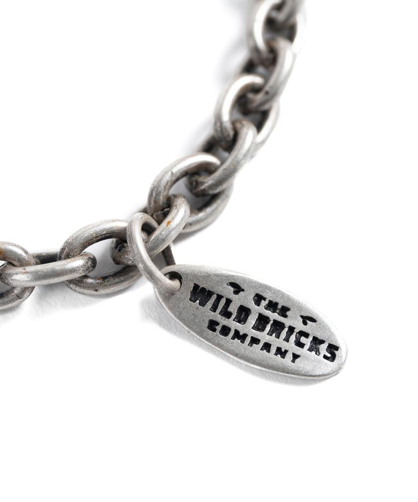 Wild Bricks Th Link Chain Bracelet (Silver)