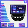 Hizpo 2din Android Autoradio for Peugeot 2005 Toyota Aygo 2014 Citroen C1 Car Radio Multimedia Video Player GPS Nav CarplayRDS FM Auto 4G BT DVR Cam