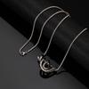Wrapped Snake Necklace Male Retro Trendy Cool Personality Punk Titanium Steel Chain Japanese And Korean Hip Hop Sweater Chain Accessories