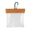 Transparent Wide-Mouth Squeeze Top Golf Tee Storage Bag - Hanging Pouch for Tees & Valuables, Portable Organizer