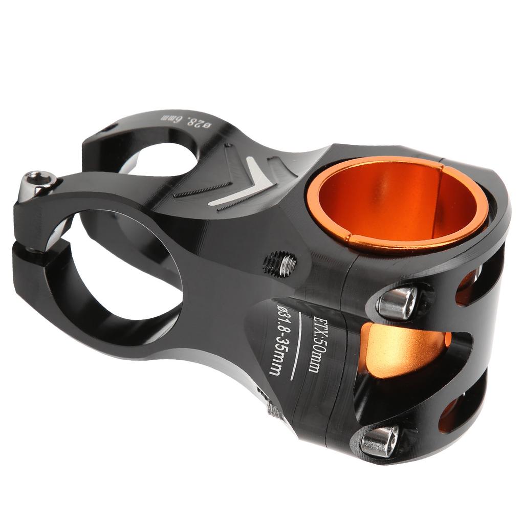 CANSUCC 31.8 35mm Bike Handle Stem Riser Short Handle Stem Aluminum Bike Handlebar Stem