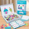 Children'S Magnetic Creative Graphics Magnetic Puzzles Geometric Pieces Tangram Training Thinking Toys