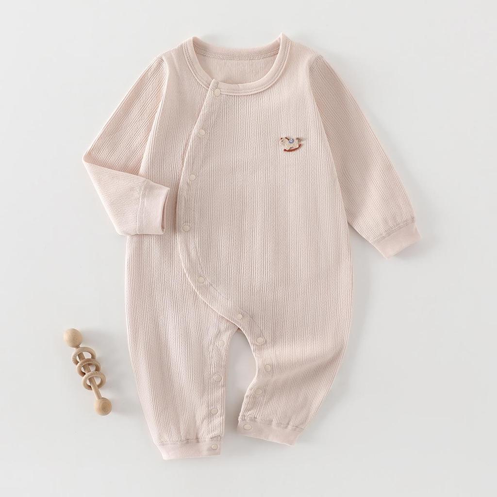 Baby Cotton Bodysuit: Newborn Jumpsuit for Boys & Girls - Spring, Autumn, and Winter Pajamas & Base Layer