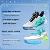 Anta Monthly Slip Resistant Shock Absorbing Durable Low Top Running Shoes Kids Sneakers White Blue 312325518H-2