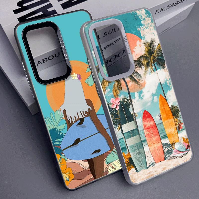 Surfboard Surfing Surf Summer Shockproof Phone Case for Samsung A17 A16 A15 A14 A37 A57 A36 A56 A26 A35 A55 A25 A34 A54 A24 A13