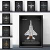 Eurofighter Typhoon The Lancaster Bomber Poster Printing, Hanging Picture Home Decoration Wall Art, Modern