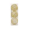 Christmas Ball Decoration Set With Metallic Hollow Ornaments For Holiday Home Decor
