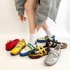 Hazy Ballet~ Velcro Flat Mary Jane Women's Shoes New Fashion Versatile Casual Lightweight Forrest Gump Shoes
