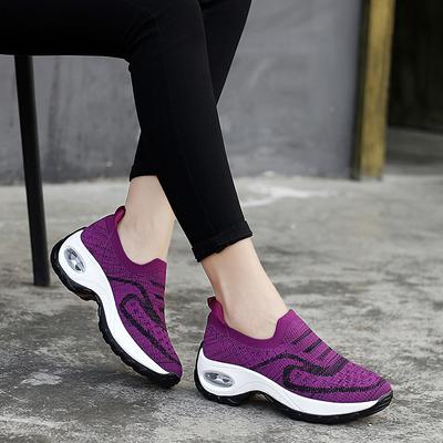 Neue Herbst Damen atmungsaktive Schuhe Outdoor Wandern rutschfeste Sneaker Mode Netz Komfort flach Lässig weiche Sohle Damenschuhe