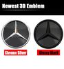 Star Badge Car Front Grill LED Emblem Light  For Mercedes Benz CLS W218 W205 W176 W212 W117 W207 W166 3D Mirror Logo SB5