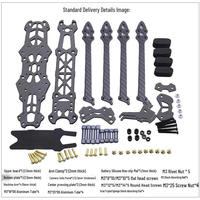 Zenbolai MARK4 V2 5-inch FPV Drone Frame