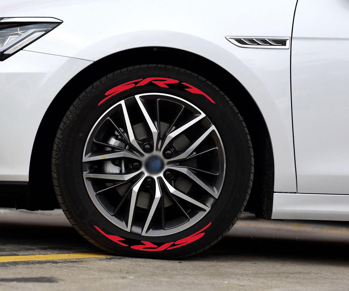 

SRT+Blade 3D Резиновые наклейки на шины и колпаки для автомобилей и мотоциклов