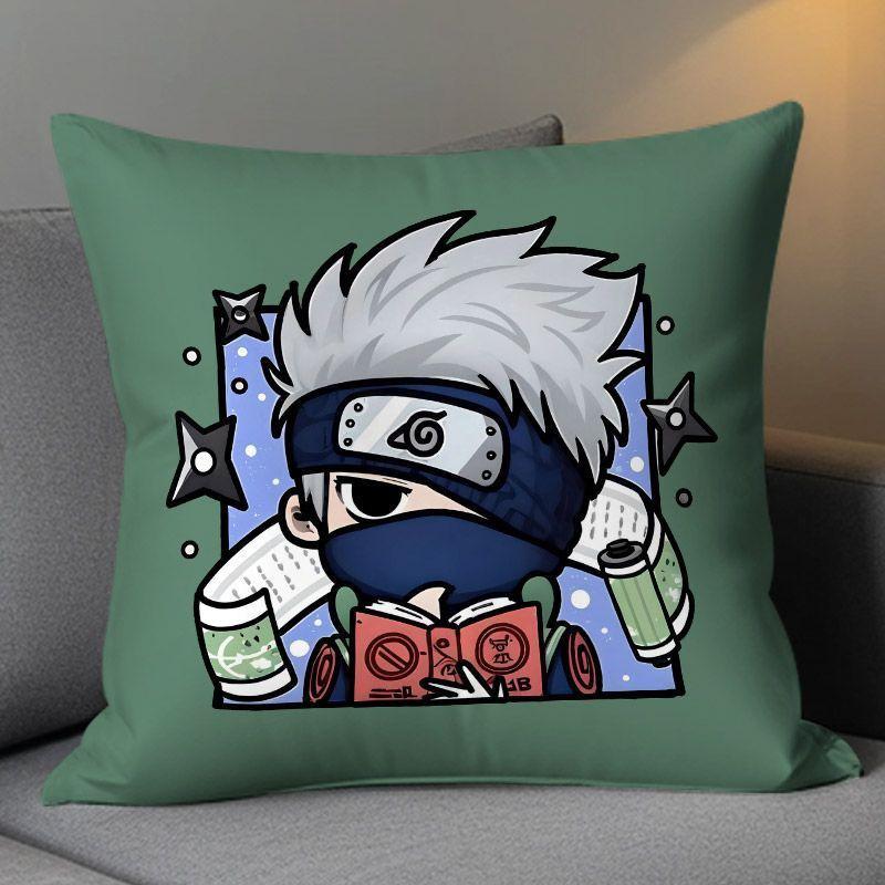 Милые наволочки с аниме-персонажами: Дизайны Наруто и друзей! Аниме периферийные украшения подарки 16x16Inch