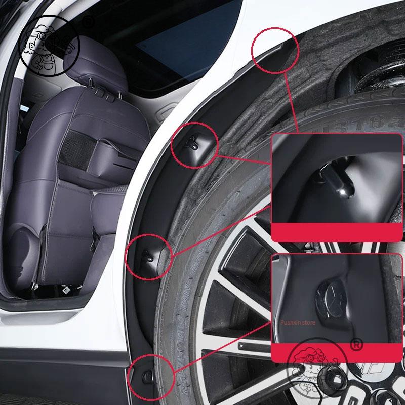 For leapmotor B10 2025 2026 Car Rear Wheel Fender Plastic Fender Cover Flares Splash Guard Cover Mud Flaps Accessories