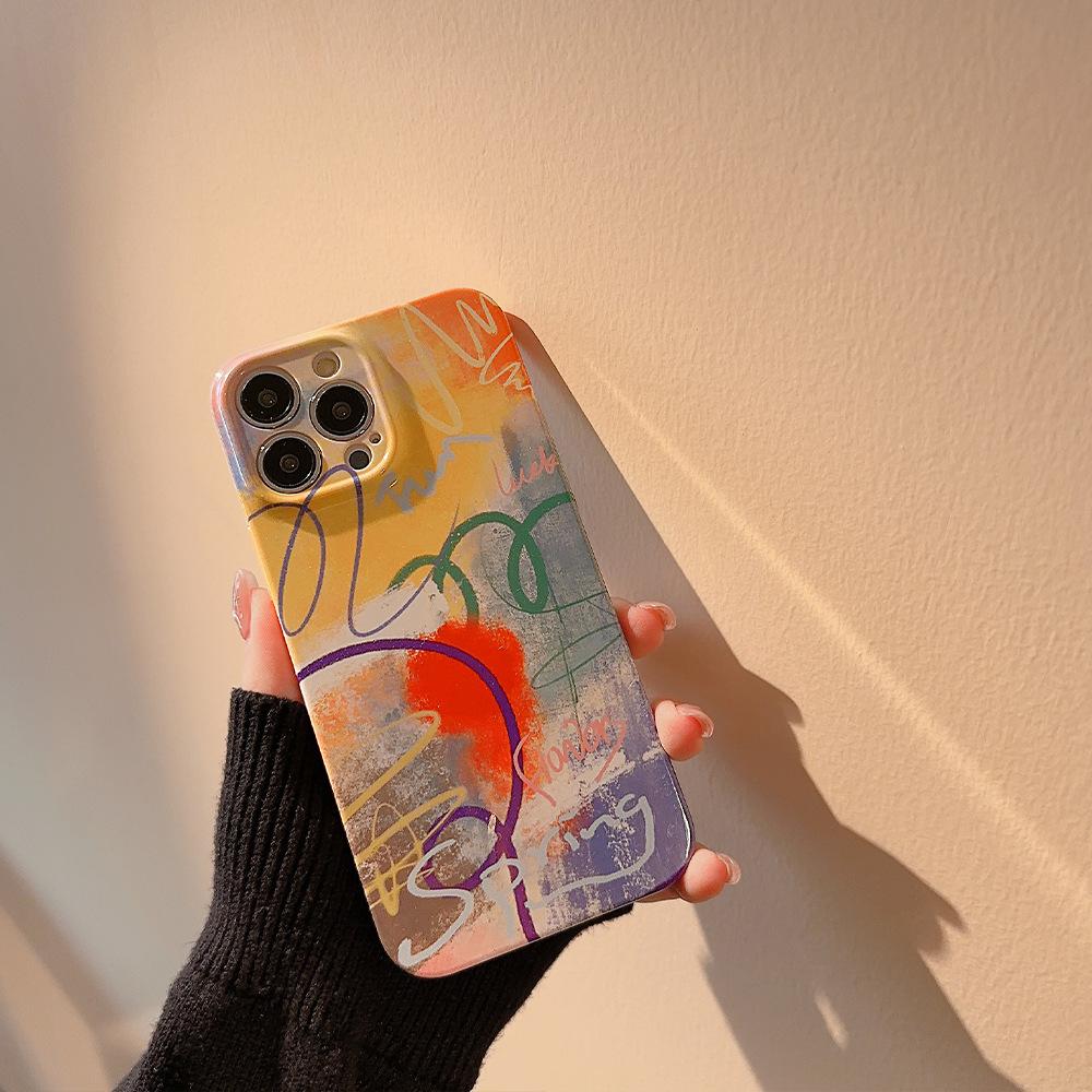 Niche Art iPhone17Phone case11Applicable13Apple15pro Max Hard Shell16Feilin128