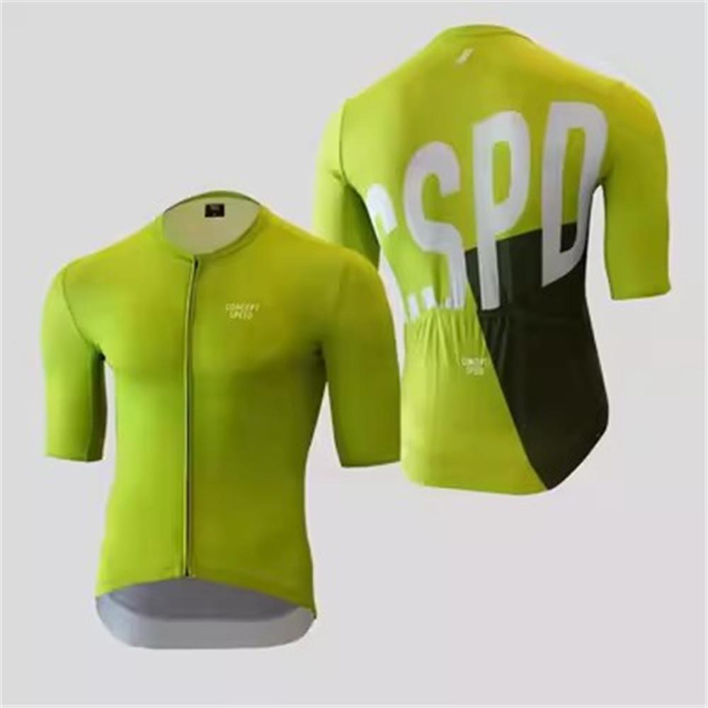 High Quality Summer Men's CSPD Short Sleeve Top Cycling Competitive Edition Mountain Bike Cycling Suit