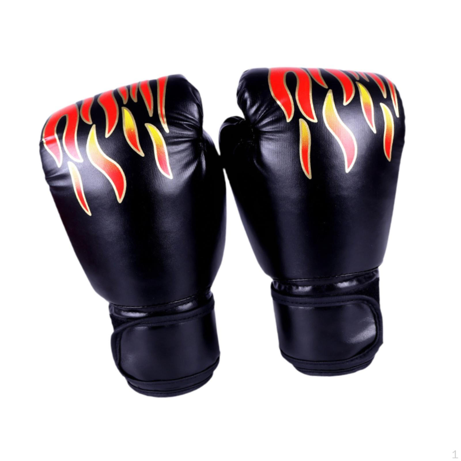 

Боксерські рукавички Екіпірування Зручний важкий мішок Боксерські рукавиці для спарингу Муай Black Kids