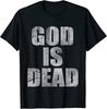 Vintage God Is Dead TShirt Atheist Gift Unisex T-Shirt