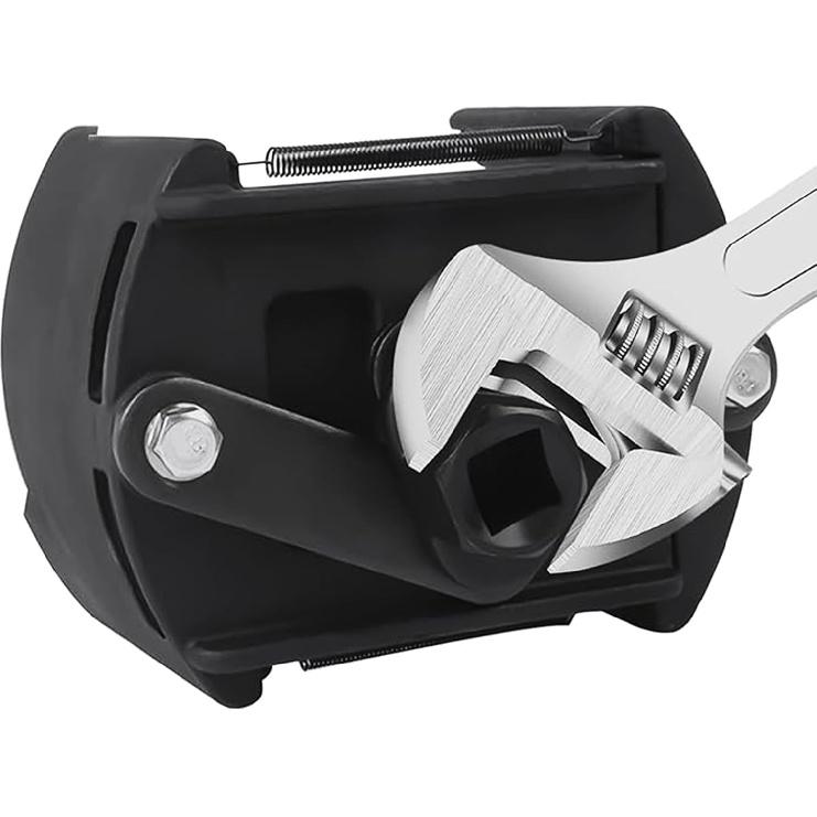 Verstellbarer Ölfilterschlüssel, passend für 2-3/8 bis 3-1/8 Zoll (60-80mm) Filter für kleine und mittelgroße Schraubölfilter Sein 1/2-Zoll-Antrieb und die Kappenform