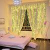 1Pcs Artificial Vines With Lights Fake Ivy Leaves String Lights Garland for Bedroom Wedding Wall Indoor Outdoor Home Room Decor