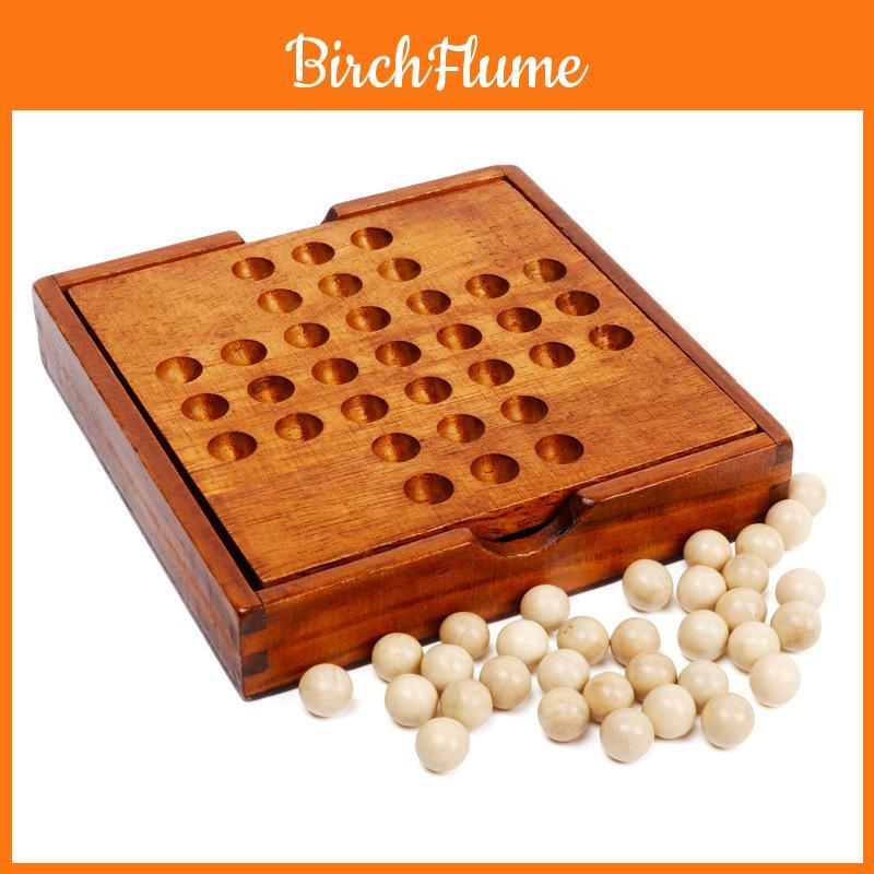 Klassisches Schachspiel aus Holz mit unabhängigen Diamanten für Kinder, lustiges pädagogisches Brettspiel