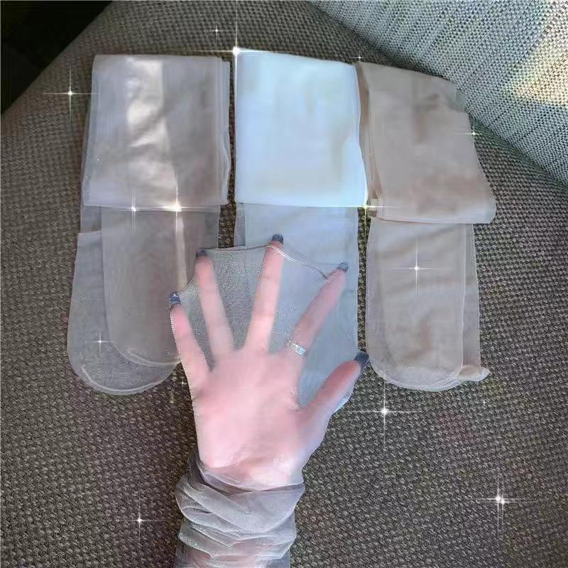 Perleťové hedvábné letní punčochy proti zadrhávání: Sexy, průsvitné a elegantní legíny pro ženy