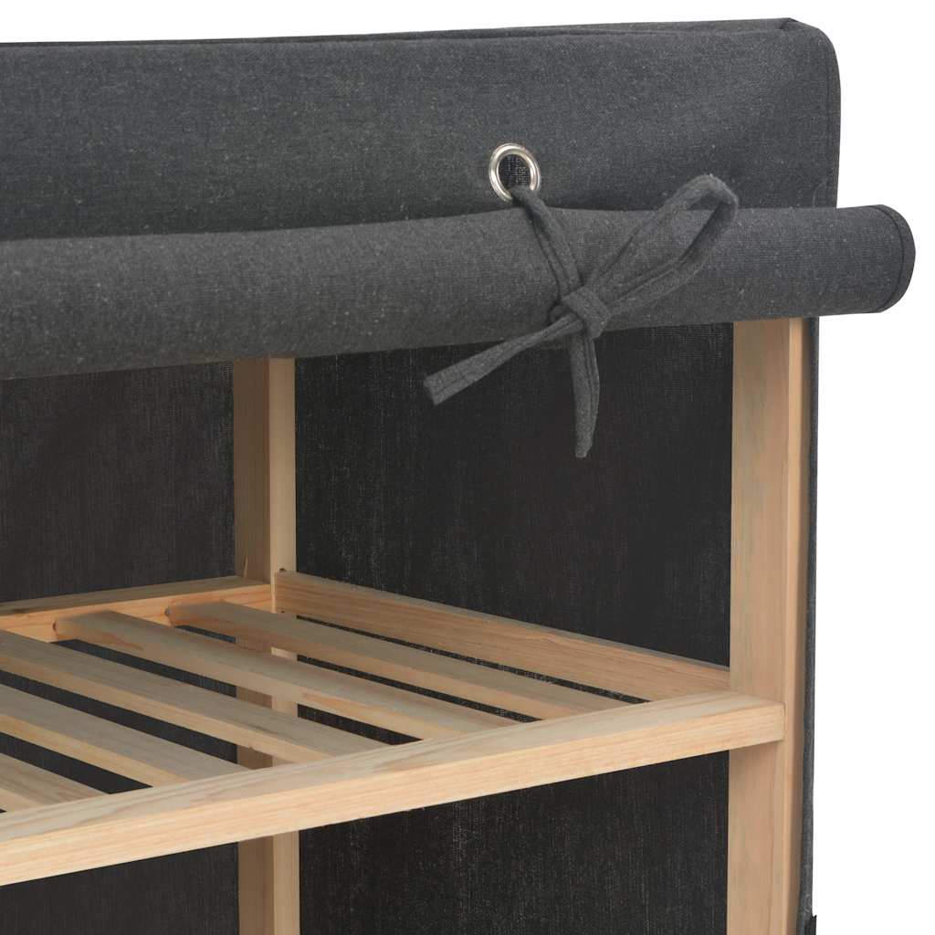 Wardrobe Gray 135 x 40 x 170 cm Fabric