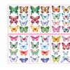 8 Sheets Watercolor Butterfly Wall Decals Peel And Stick 2D Butterfly