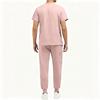 Zweiteiliges Set Peeling-Uniformen für Damen Kurzarm-Oberteil mit Reißverschluss und Hose mit elastischem Bund und Taschen