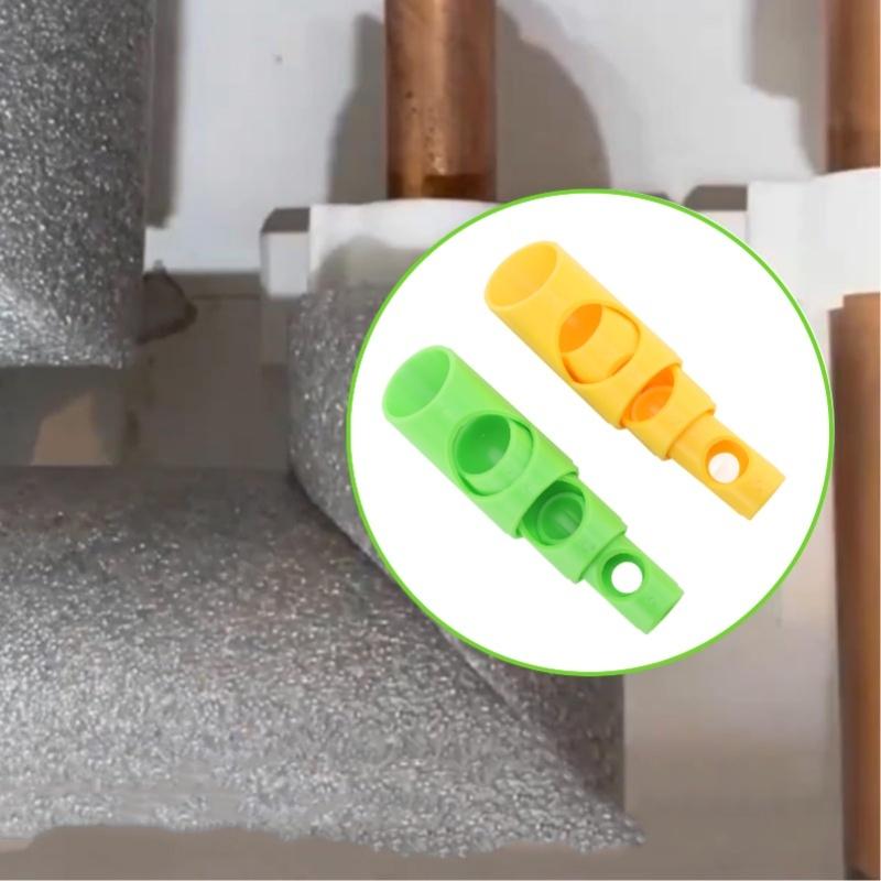 6PCS Foam Pipe Cutter Tool Plastic Pipe Insulation Cutting Guide Fixture Lagging Cutting Tool For Household Industrial